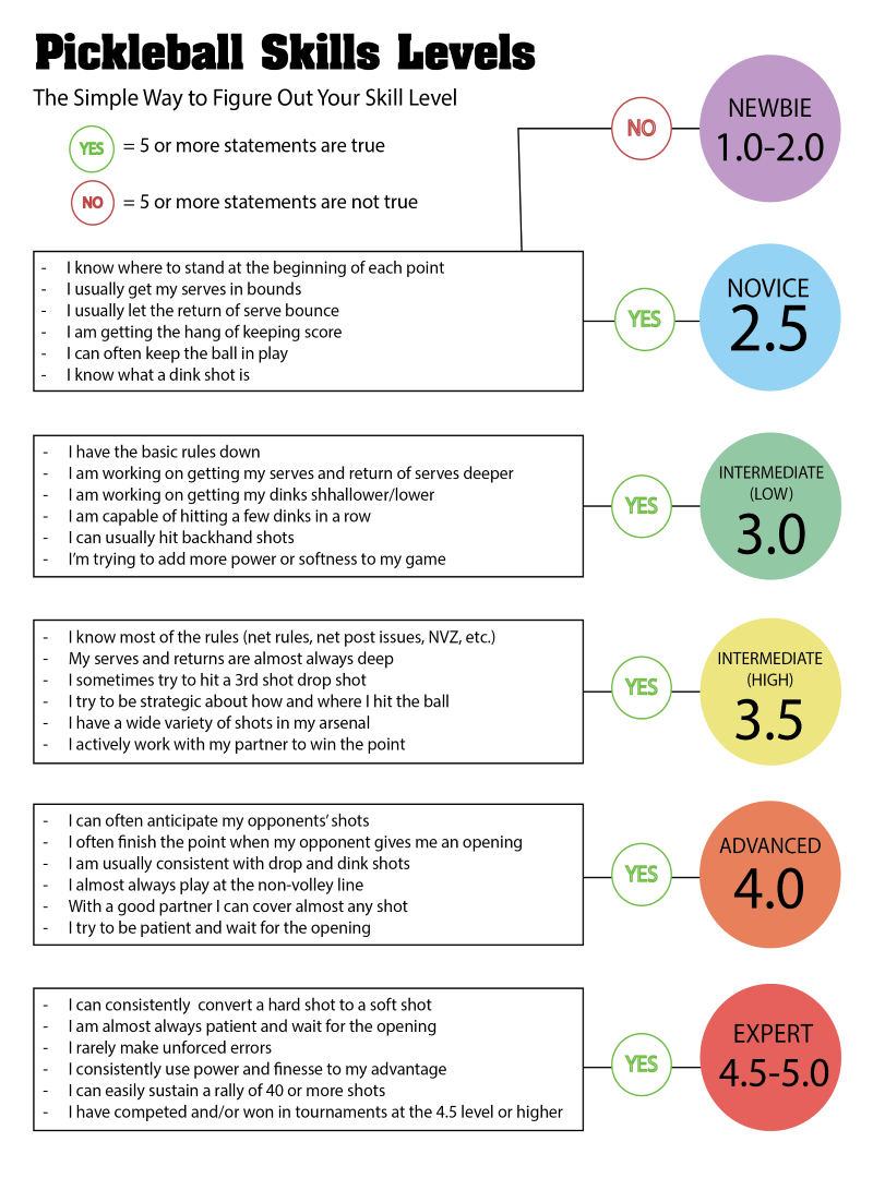 Pickleball Skill Levels